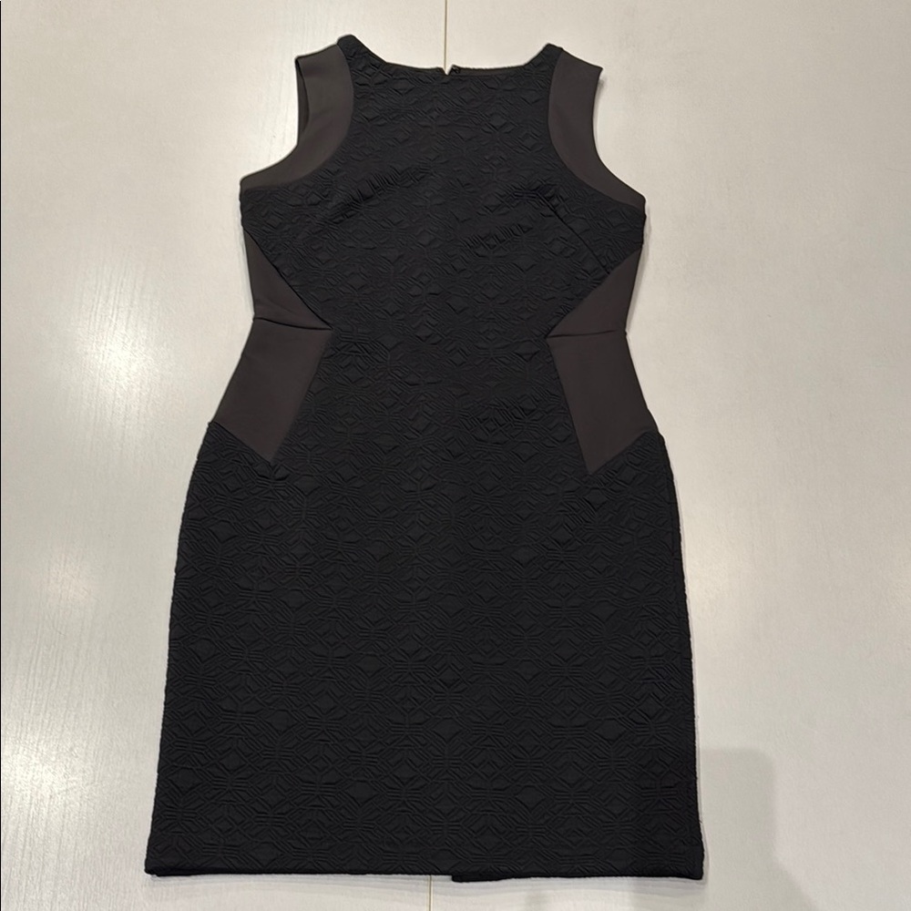 Metaphor Black Textured Mini Dress